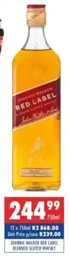 Ultra Liquors Johnnie walker red label blended scotch whisky offer