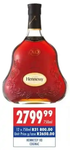 Ultra Liquors Hennessy xo cognac offer