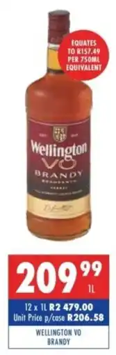 Ultra Liquors Wellington vo brandy offer