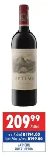 Ultra Liquors Anthonij rupert optima offer