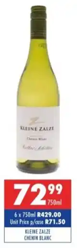 Ultra Liquors Kleine zalze chenin blanc offer