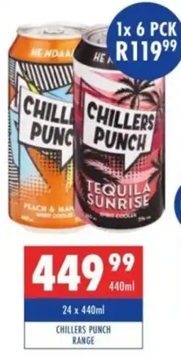 Ultra Liquors Chillers punch range offer