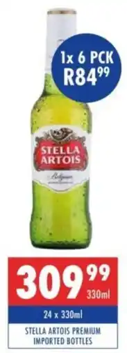 Ultra Liquors Stella artois premium imported bottles offer