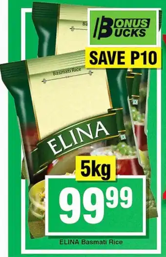 Choppies ELINA Basmati Rice offer