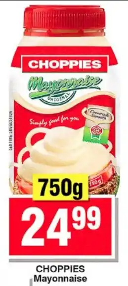 Choppies CHOPPIES Mayonnaise offer
