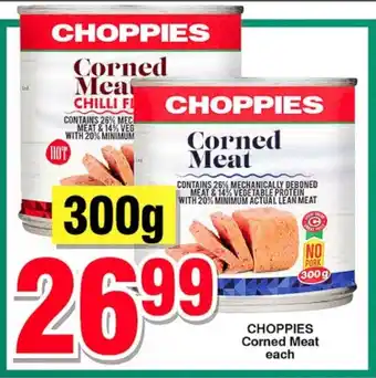 Choppies Choppies Corned Meat offer