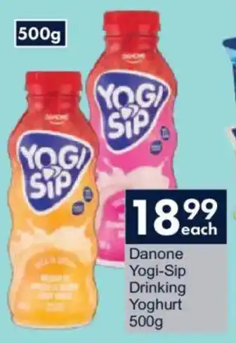 President Hyper Danone Yogi-Sip Drinking Yoghurt offer