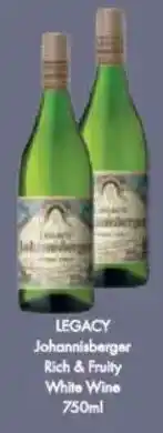 President Hyper Legacy Johannisberger Rich & Fruity White Wine offer