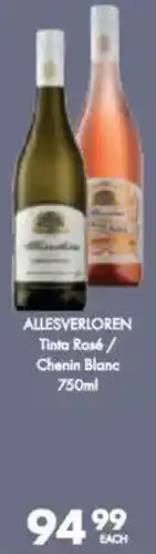 President Hyper Allesverloren Tinta Rosé/ Chenin Blanc offer