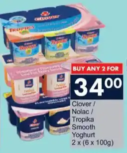 President Hyper Clover/ Nolac/ Tropika Smooth Yoghurt offer