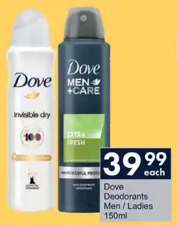 President Hyper Dove Deodorants Men/ Ladies offer
