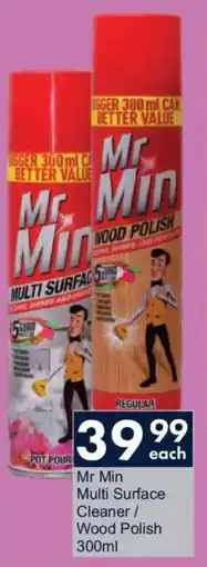 President Hyper Mr Min Multi Surface Cleaner/ Wood Polish offer