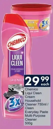 President Hyper Chemico Liqui Cleen Cream Household Cleaner/ Cleen Everyday Paste Multi-Purpose Cleaner offer