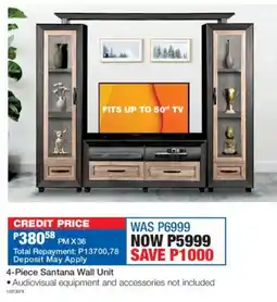 OK Furniture Santana Wall Unit offer