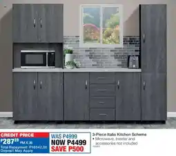 OK Furniture Italia Kitchen Scheme offer