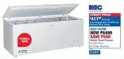 OK Furniture KIC White Chest Freezer offer