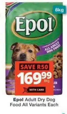 Checkers Epol Adult Dry Dog Food offer