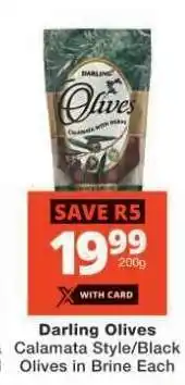 Checkers Darling Olives offer
