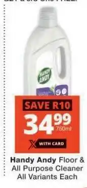 Checkers Handy Andy Floor & All Purpose Cleaner offer