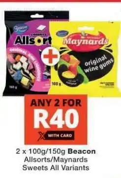 Checkers Beacon Allsorts/Maynards Sweets offer