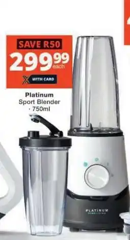 Checkers Platinum Sport Blender - 750ml offer