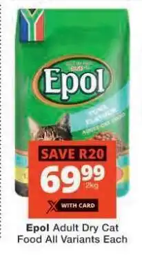 Checkers Epol Adult Dry Cat Food offer