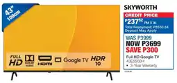 OK Furniture Skyworth 43" Full HD Google TV offer