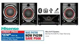 OK Furniture Hisense Mini Hi-Fi System offer