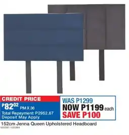 OK Furniture Jenna Queen Upholstered Headboard offer