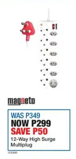 OK Furniture Magneto 12-Way High Surge Multiplug offer