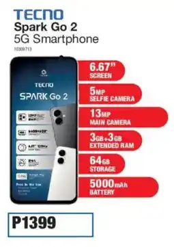 OK Furniture Tecno Spark Go 2 5G Smartphone offer