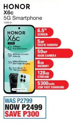 OK Furniture Honor X6c 5G Smartphone offer