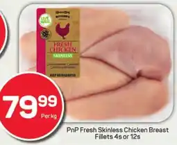 Pick n Pay Hypermarket PnP Fresh Skinless Chicken Breast Fillets offer