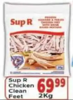 Supa Store Sup R Chicken Clean Feet offer