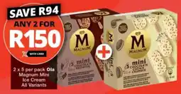 Checkers Ola Magnum Mini Ice Cream All Variants offer