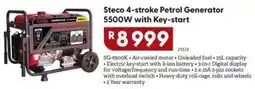 Brights Hardware Steco 4-stroke Petrol Generator 5500W with Key-start offer