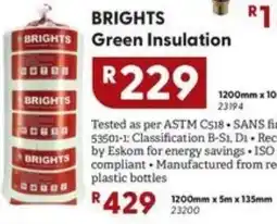 Brights Hardware Brights Green Insulation offer