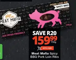 Checkers Meat Mafia Spicy BBQ Pork Loin Ribs offer