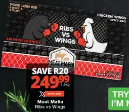 Checkers Meat Mafia Ribs vs Wings offer