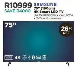 House & Home Samsung 75" 4K Smart LED TV offer