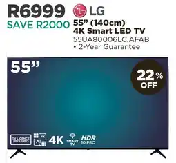 House & Home LG 55" 4K Smart LED TV offer