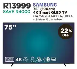 House & Home Samsung 75" 4K Smart QLED TV offer