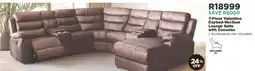 House & Home Valentino Daybed-Recliner Lounge Suite with Consoles offer