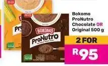 Game Bokomo ProNutro Chocolate OR Original 500 g offer