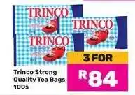 Game Trinco Strong Quality Tea Bags 100s offer