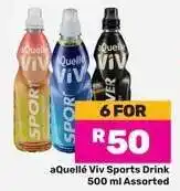 Game aQuellé Viv Sports Drink 500 ml Assorted offer
