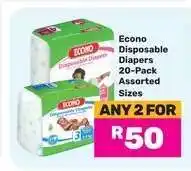 Game Econo Disposable Diapers offer