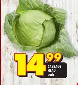 Shoprite CABBAGE HEAD offer