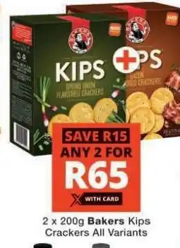 Checkers Bakers Kips Crackers offer