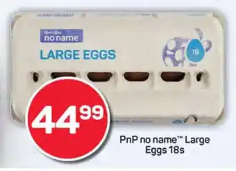 Pick n Pay PnP no name Large Eggs 18s offer